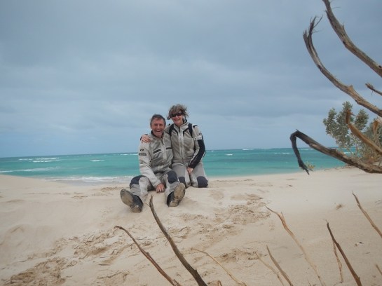 Mr &amp; Mrs Stig on beach