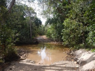 small creek crossing
