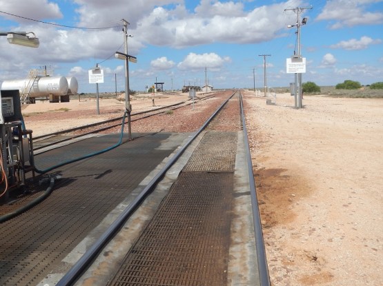 Indian Pacific Track from Cook
